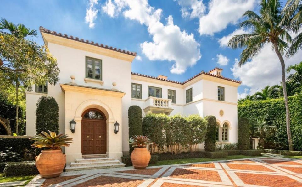 An award-winning house at 240 Clarke Ave. in Midtown Palm Beach has sold for a $32.375 million, the price first reported in the multiple listing service.
