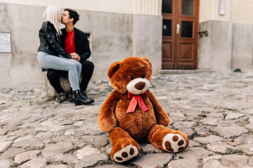 A woman said that her boyfriend’s fixation on his teddy bear has gotten in the way of their relationship. Getty Images