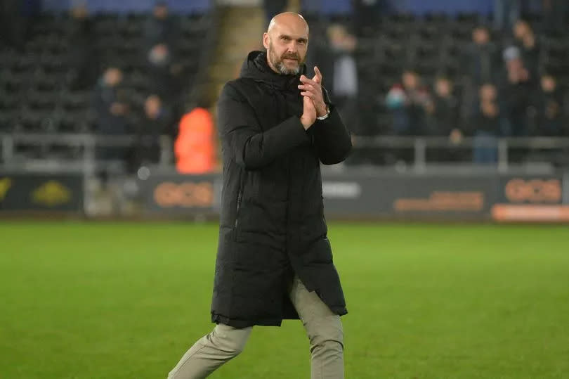 Swansea City head coach Luke Williams -Credit:Huw Evans Picture Agency Ltd