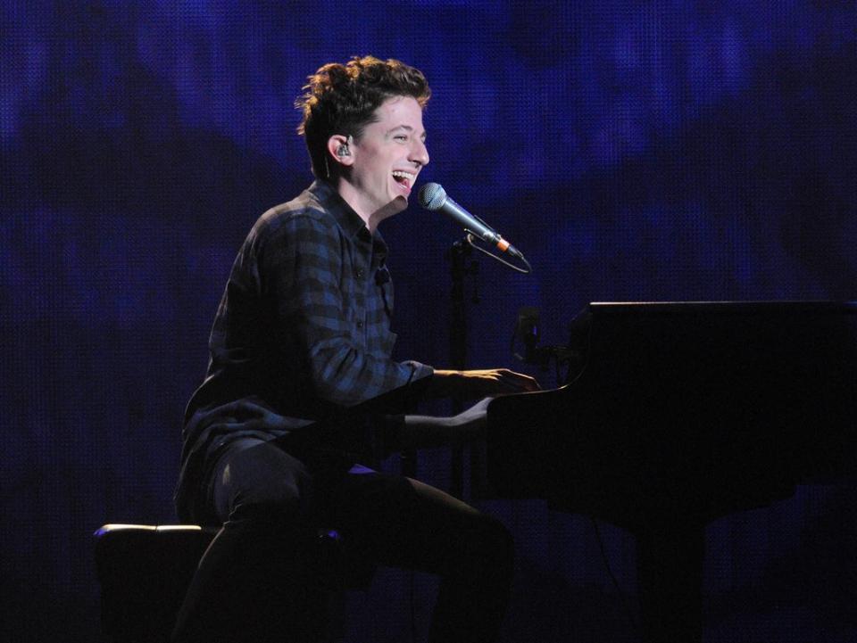 Charlie Puth found he had something only 0.5 per cent of the population has, a type of perfect pitch, where he can hear notes and play them back right away (Gerardo Mora/Getty Images)