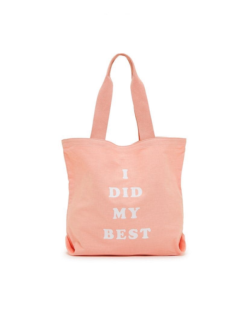 i did my best tote bag