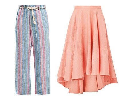 Frame Trousers and Miguelina Skirt 