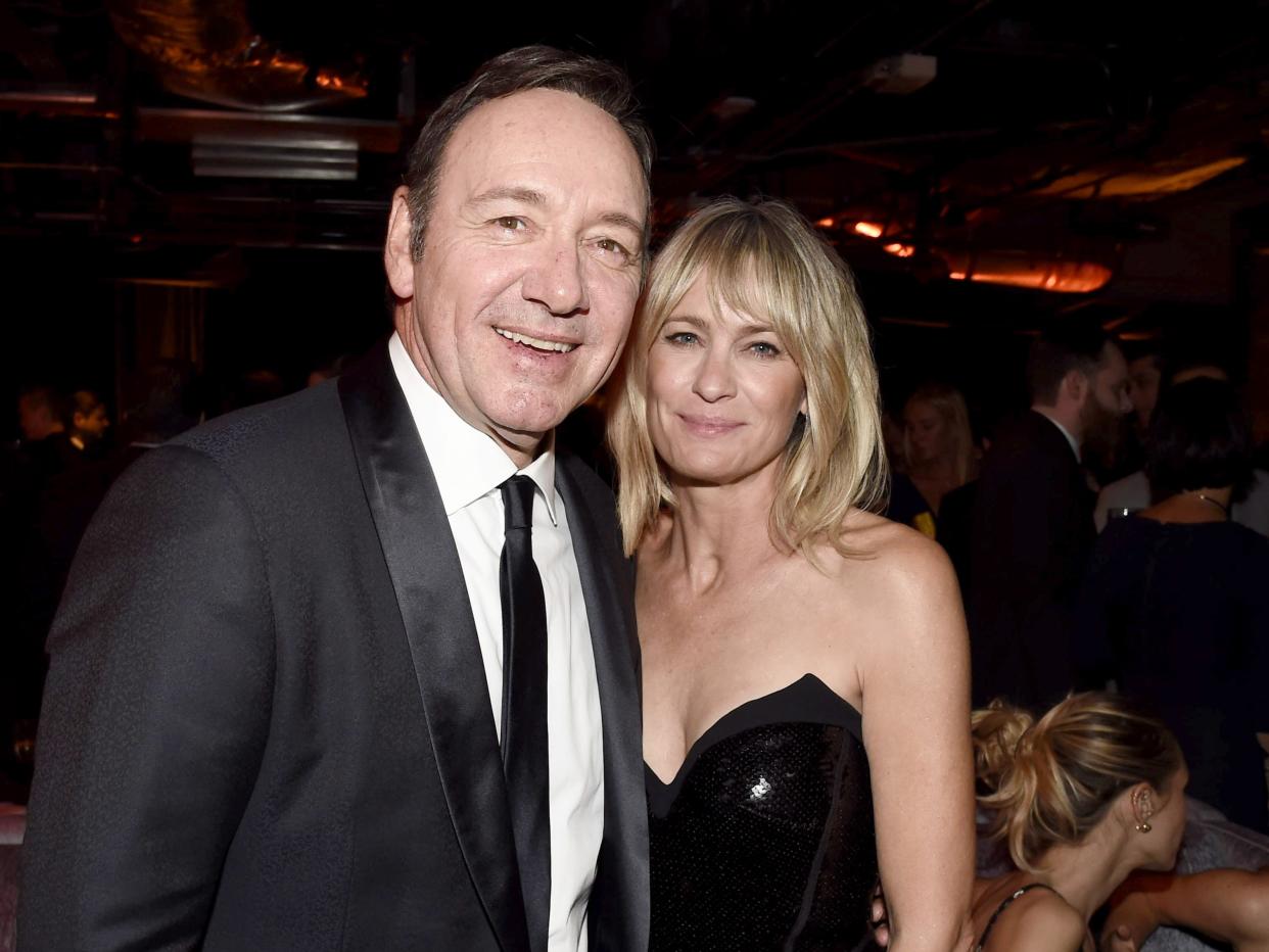 <p>Kevin spacey and Robin Wright</p> (Dan Steinberg/Shutterstock)