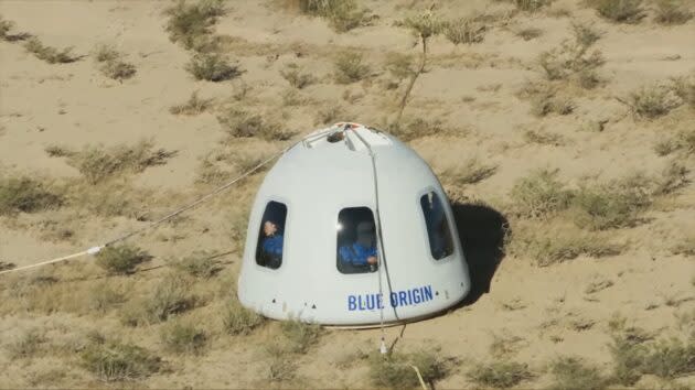 After capsule touchdown