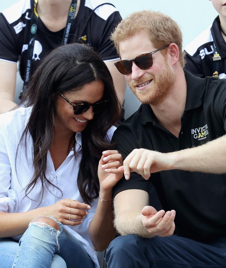 Meghan Markle with Prince Harry at the 2017 Invictus Games (Getty Images)