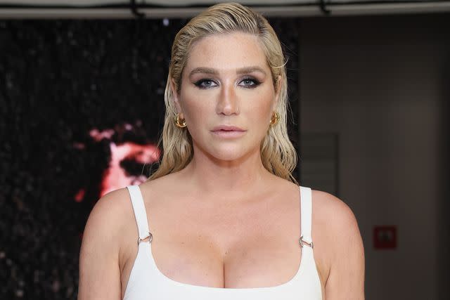 <p>Rodin Eckenroth/Getty Images for ABA</p> Kesha in May 2023 at Gag Order album release