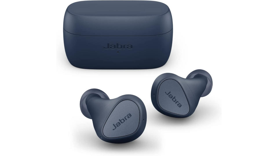 Jabra Elite 3 Earbuds – Noise Isolating Bluetooth Headphones with Long Battery Life for True Wireless Calls and Music – Navy. (Photo: Amazon SG)