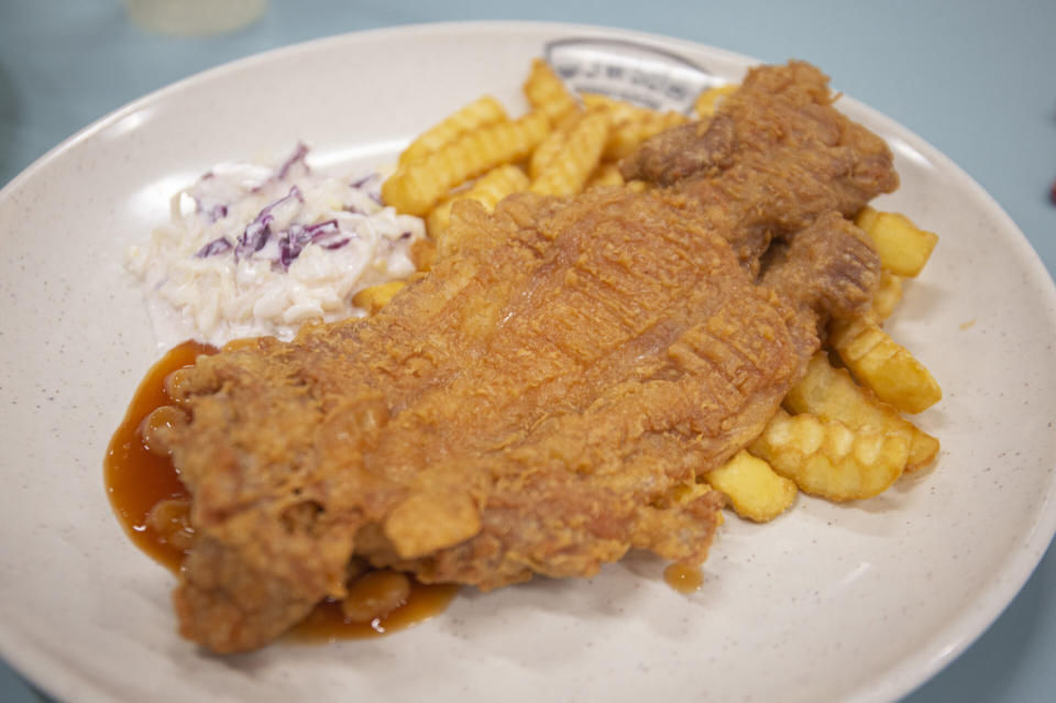 Jurong West Hawker Centre - Prawn Paste Chicken cutlet