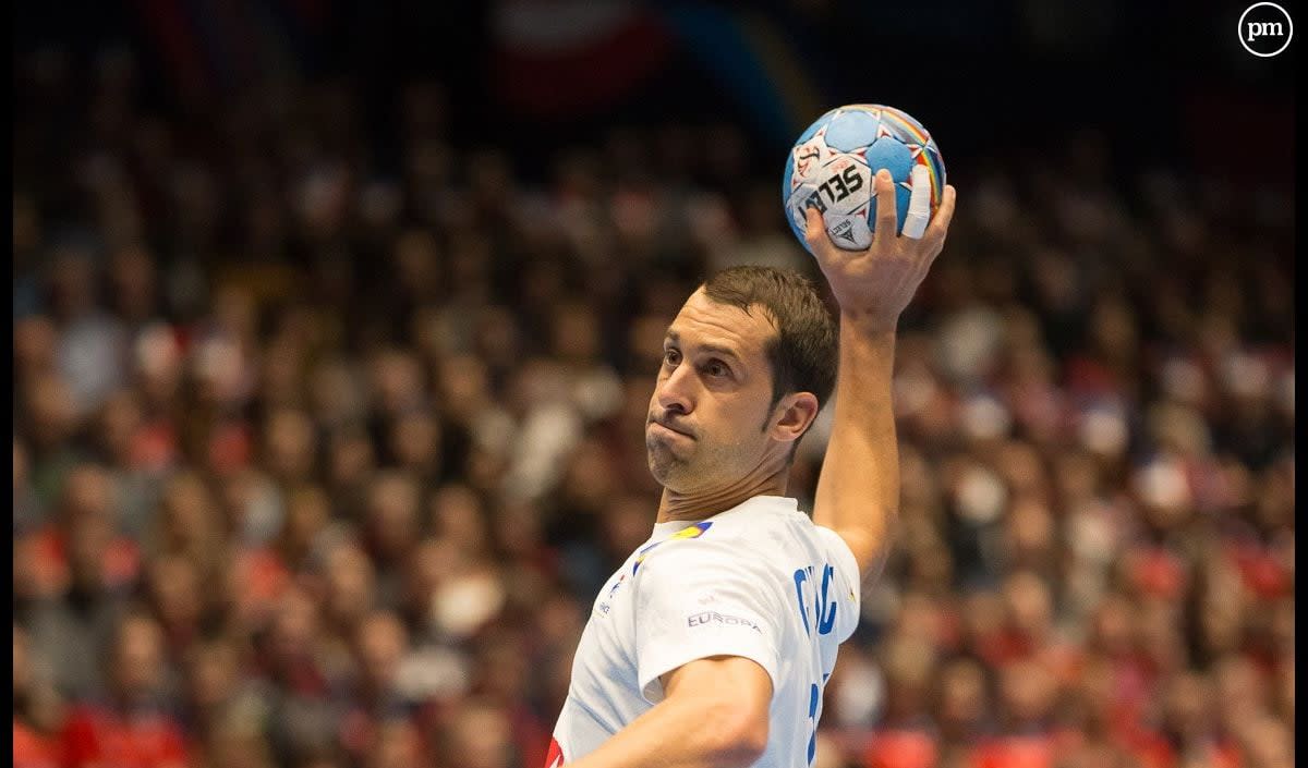 Michaël Guigou, champion de handball - Laurent Teophile / Panoramic / Bestimage