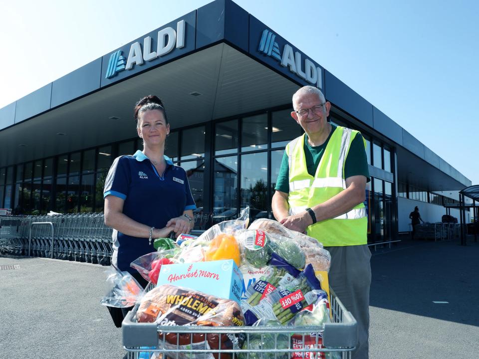 Aldi plans to donate more than one million meals to those in need during the school summer holidays (Adam Fradgley/Exposure/UNP)