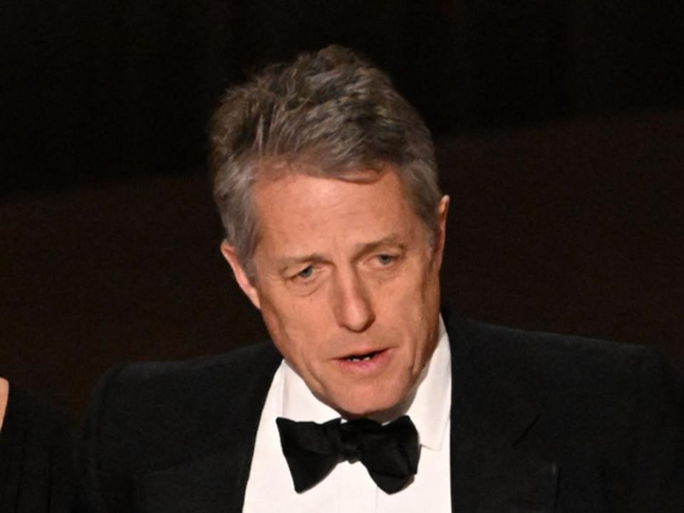 Hugh Grant at the 2023 Oscars (Getty Images)
