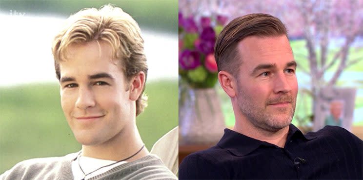 James Van Der Beek: then and now