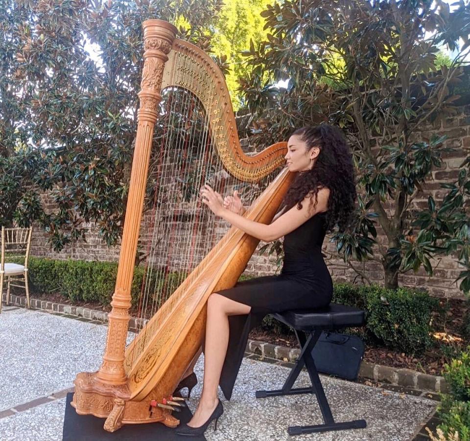 Harpist Beste Toparlak is optimistic about this year and believes better times are ahead.