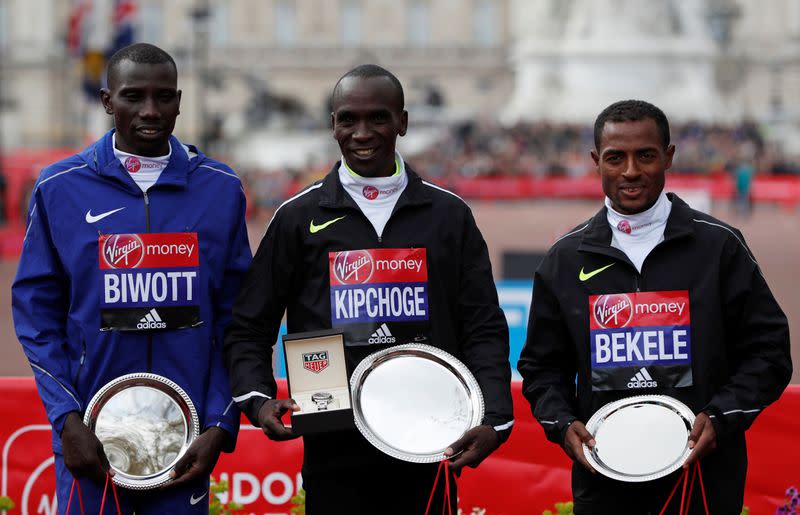 FILE PHOTO: 2016 Virgin Money London Marathon