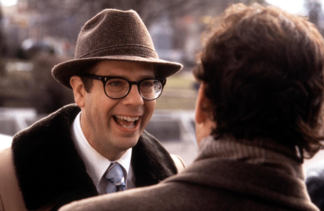 Stephen Tobolowsky as Bill Murray's cheery nemesis, Ned Ryerson, in Groundhog Day. (Photo: Columbia Pictures/Courtesy Everett Collection)