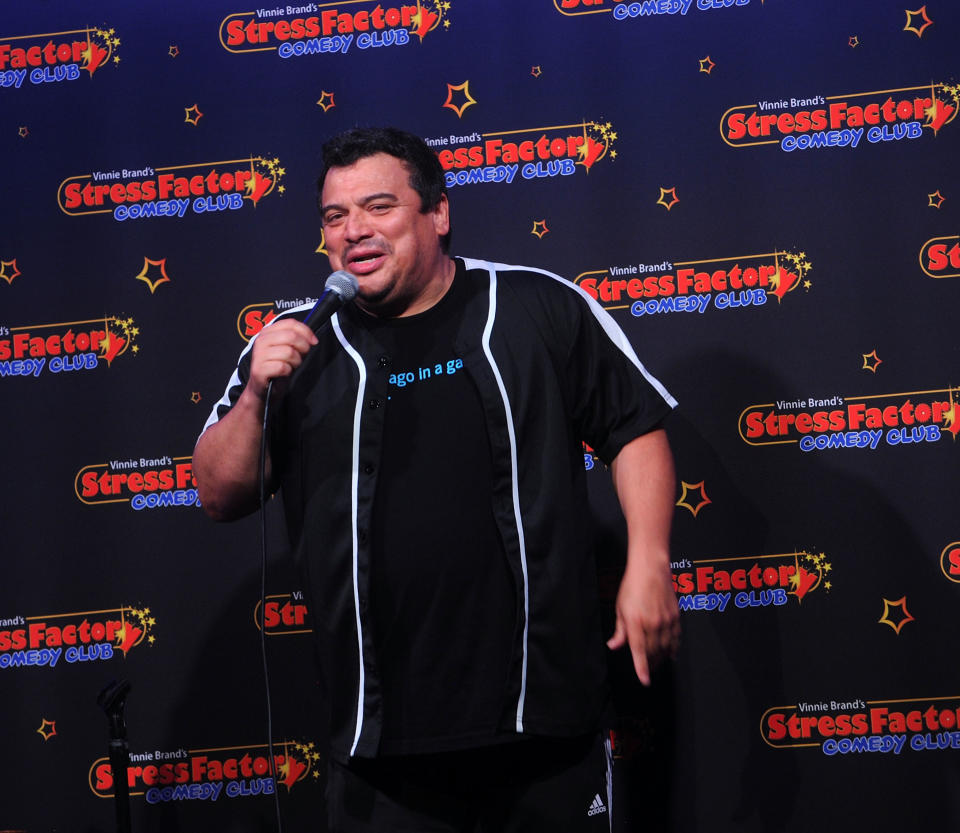 Carlos Mencia doing stand up