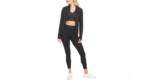 Sweaty Betty Super Soft 7/8 Yoga Leggings, Black at John Lewis