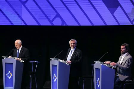 Argentinian presidential debate at the Litoral University in Santa Fe