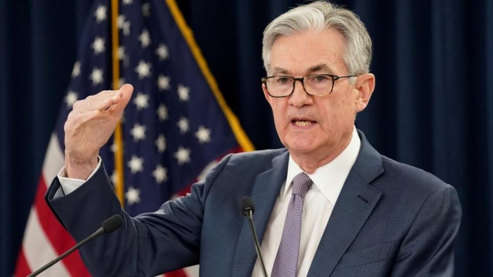 Jerome Powell, presidente de la Fed