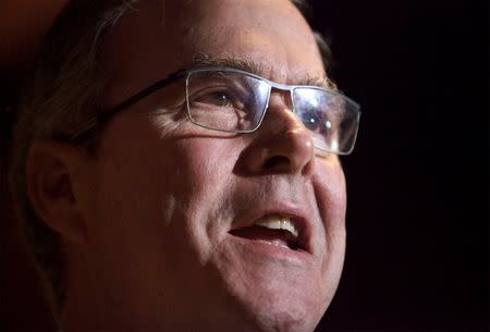 Probable 2016 Republican U.S. presidential candidate and former Florida Governor Jeb Bush speaks at a Horry County Republican Party breakfast at Rioz Brazilian Steakhouse in Myrtle Beach, South Carolina March 18, 2015. REUTERS/Randall Hill