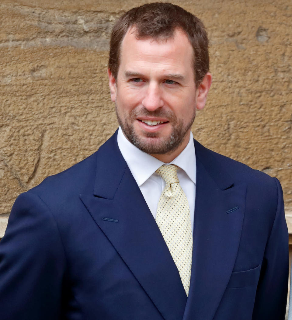 <p>The eldest of Queen Elizabeth's grandchildren and Princess Anne's firstborn, Peter Phillips turned 40 on Nov. 15, 2017. Pictured, Phillips attends an Easter gathering at Windsor Castle in April 2018. </p>