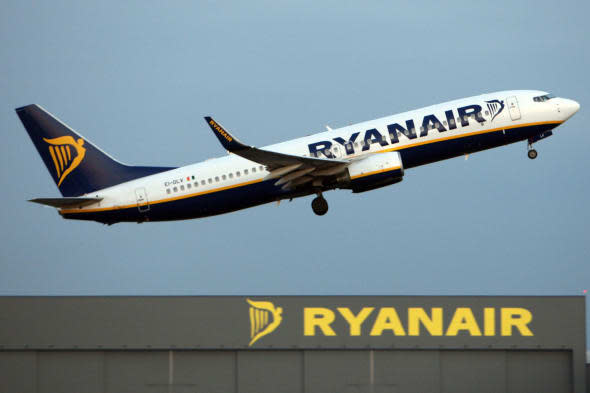 File photo dated 31/03/09 of a Ryanair jet taking off from Stansted Airport. Air passengers will be hit by a decision today to alter what airlines can be charged for using one of the UK's busiest airports, according to the low-cost airline Ryanair. PRESS ASSOCIATION Photo. Issue date: Friday January 10, 2014. Just three UK airports - Heathrow, Gatwick and Stansted - are