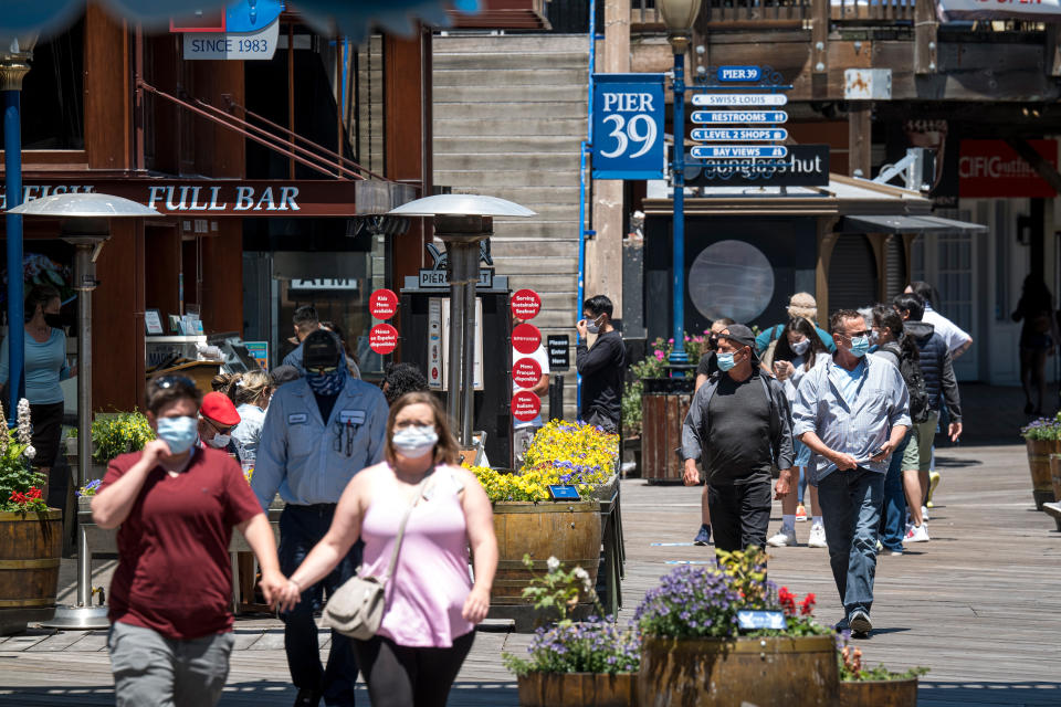 California's new cases rose by a record and Florida infections jumped more than the weekly average, more signs of a possible resurgence of coronavirus in U.S. Sun Belt states. Source: Getty Images