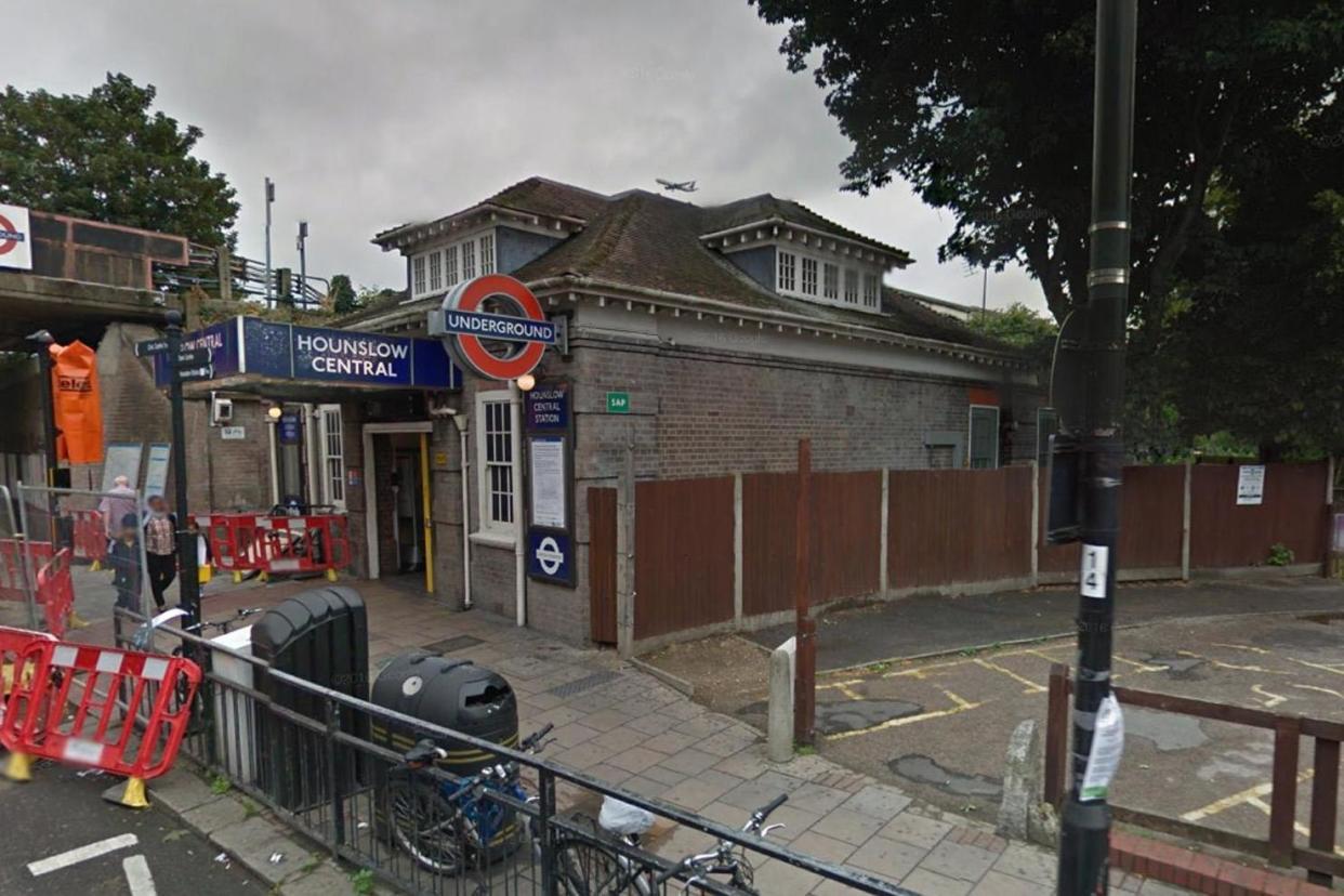 Scene: Hounslow Central tube station in west London: Google Street View