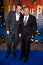 Rafe Spall and Ang Lee at the UK premier of 'Life Of Pi' at Empire Leicester Square.<br><br><b>[Life of Pi: <a href="http://uk.lifestyle.yahoo.com/lifes-journeys/message-in-a-bottle/" data-ylk="slk:Message in a bottle;elm:context_link;itc:0;sec:content-canvas" class="link ">Message in a bottle</a>]</b>