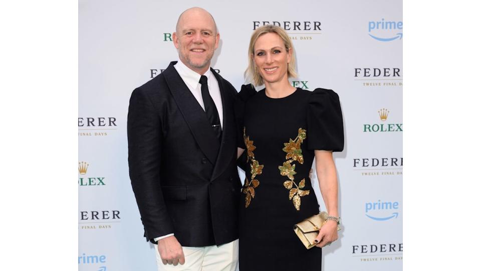  Mike Tindall and Zara Tindall attend the "Federer: Twelve Final Days" Special Screening