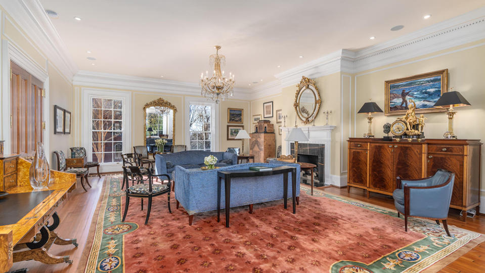 Jackie Kennedy former D.C. house primary living room