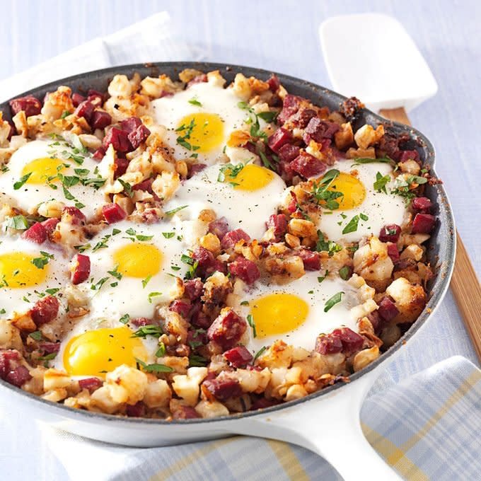 Corned Beef Hash and Eggs