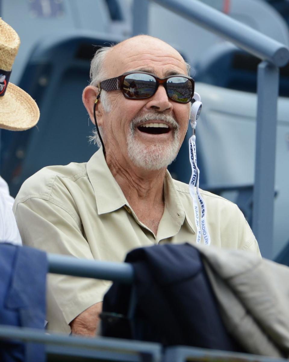 <p>Connery attends the 2012 U.S. Open. </p>