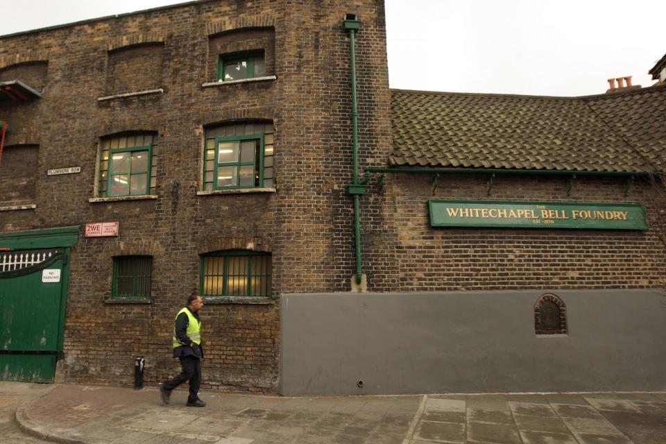 Whitechapel Bell Foundry, which is is famed for making Big Ben and the Liberty Bell - the symbol of American independence (Getty Images)