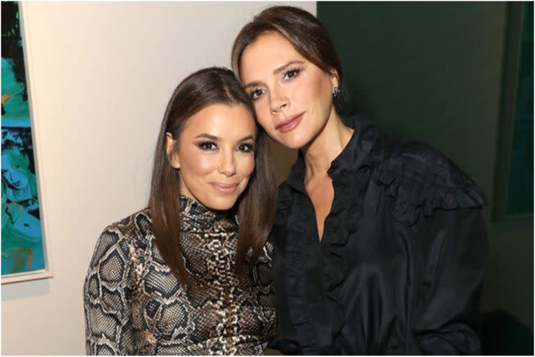 Su amistad es tan fuerte que Eva Longoria es la madrina de uno de los hijos de Victoria Beckham