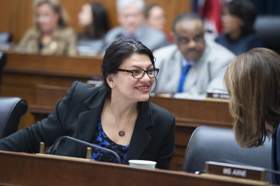 Rep. Rashida Tlaib is being challenged in the Democratic primary by Detroit City Council President Brenda Jones. (Photo: Tom Williams/Getty Images)