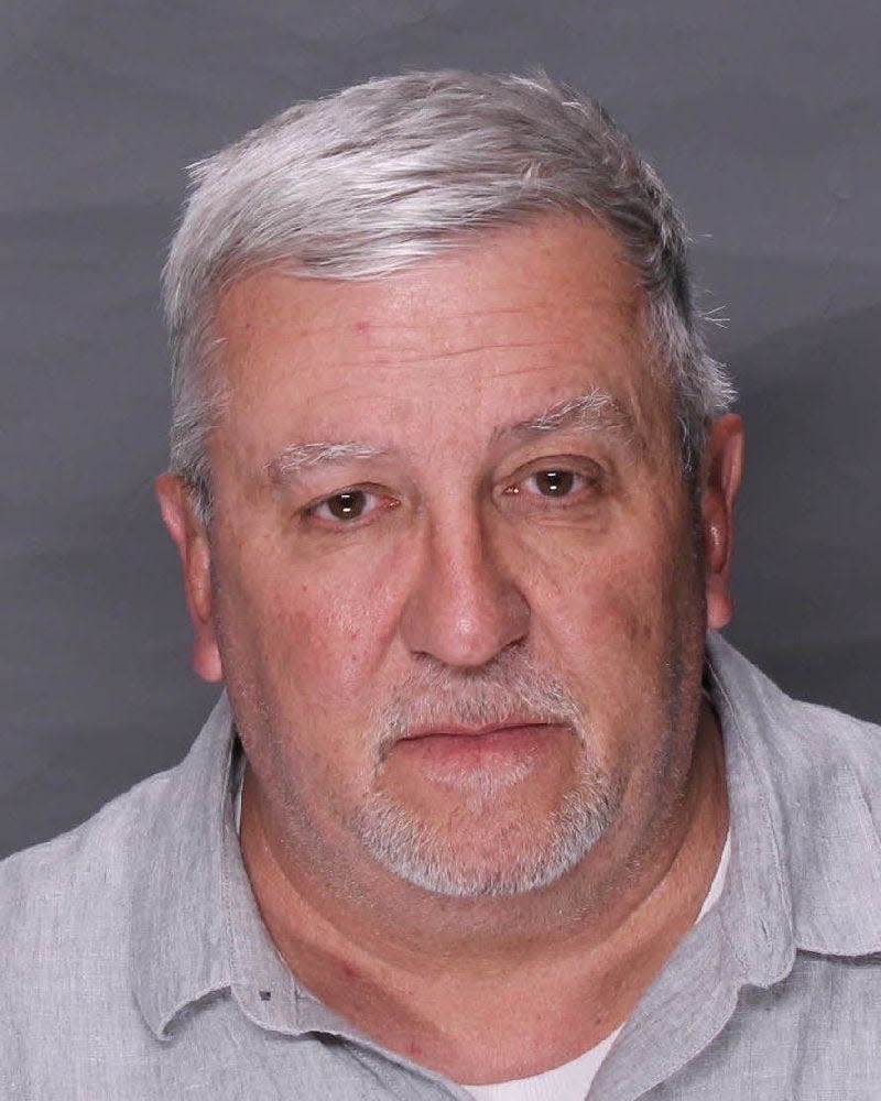 Mike Folmer's booking photo.