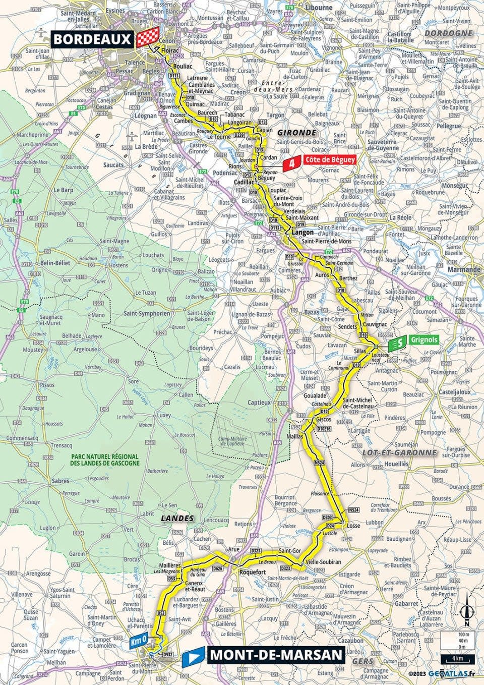 Stage 7 map (letour)