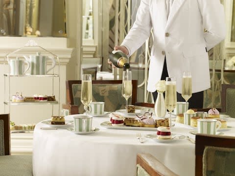 Afternoon tea at Claridge's