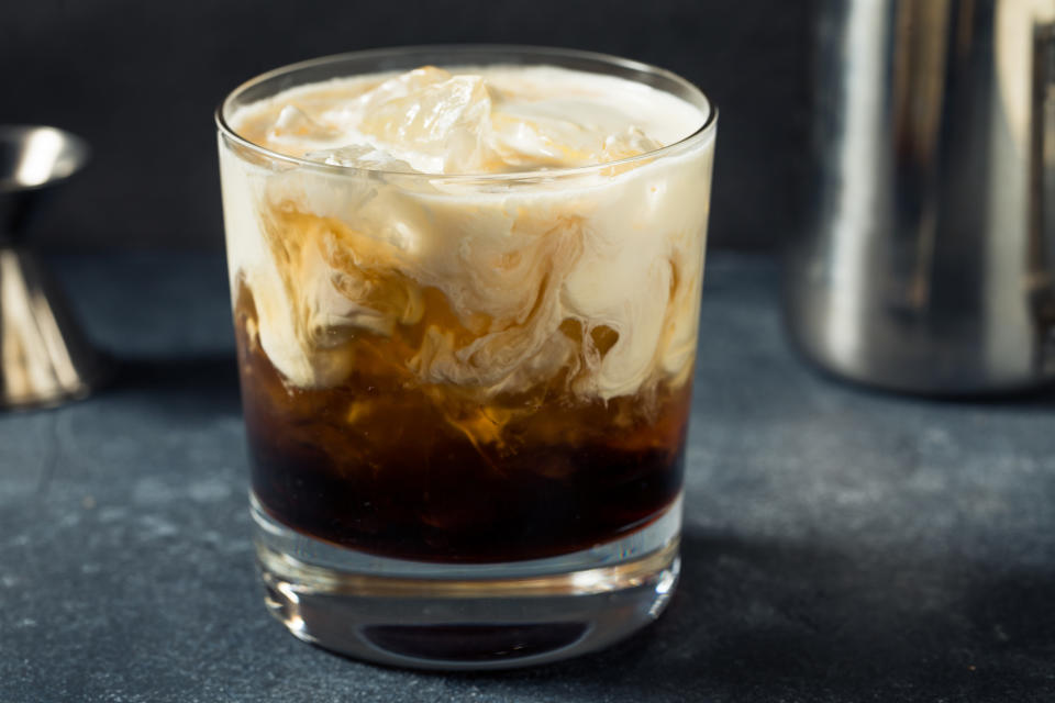 A White Russian drink