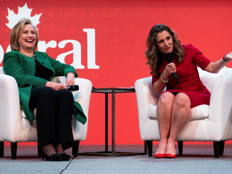 Hilliary Clinton, Chrystia Freeland