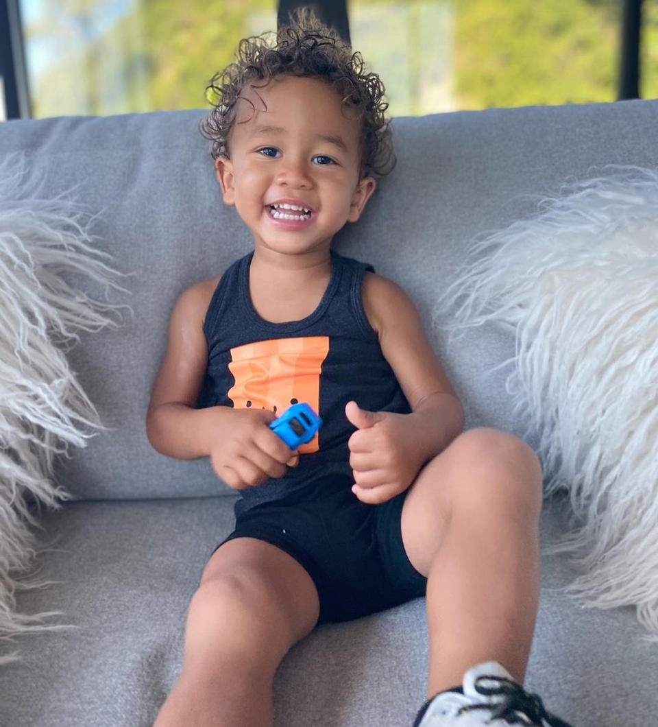 <p>Chrissy Teigen and John Legend's son <a href="https://people.com/parents/chrissy-teigen-john-legend-baby-born/" rel="nofollow noopener" target="_blank" data-ylk="slk:Miles Theodore;elm:context_link;itc:0;sec:content-canvas" class="link ">Miles Theodore</a> turned 3 on May 16.</p>