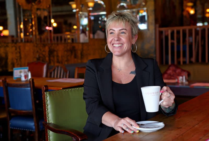 Eaton, Regional Operations Manager for Loungers sits for a portrait at Alcampo Lounge all-day bar restaurant in Brighton