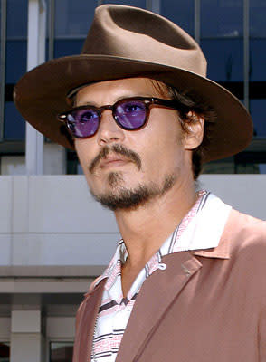 Johnny Depp at the LA premiere of Warner Bros. Pictures' Charlie and the Chocolate Factory