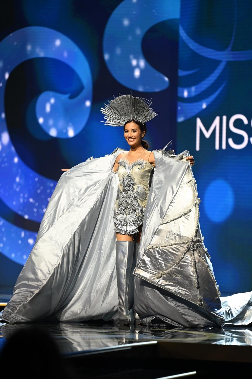 Miss Malaysia in the 2023 Miss Universe Costume Contest.