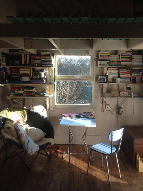 Inside Catrina Davies’s shed in Cornwall (Catrina Davies)