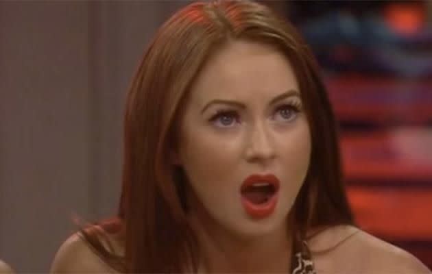 Laura Carter is shocked when Marco's named is announced. Photo: Channel 5