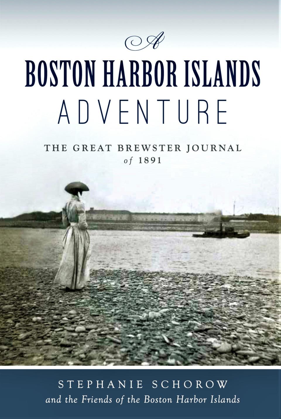 The cover of "A Boston Harbor Islands Adventure," about four 19th-century women and their bold, creative getaway in 1891.
