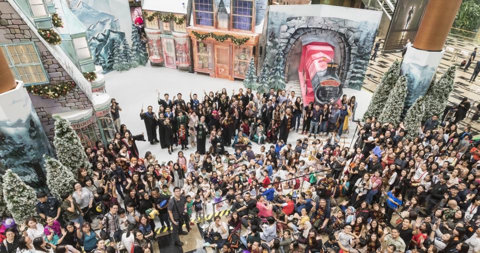 <p>Changi Airport brings festive cheer to fans and visitors at its annual year-end event, A Wizarding World Holiday at Changi. Picture: Supplied, Changi Airport. </p>