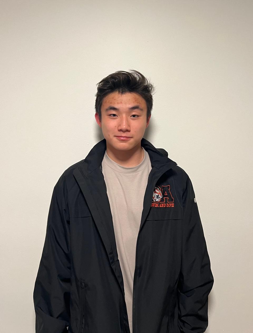 Oliver Ames' Brian Wang was selected to The Patriot Ledger/Enterprise's swimming All-Scholastic team for the 2023-24 season.